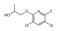 1-(3,5-dichloro-6-fluoropyridin-2-yl)oxypropan-2-ol Structure