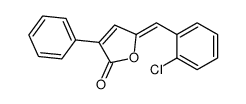 5-[(2-chlorophenyl)methylidene]-3-phenylfuran-2-one Structure