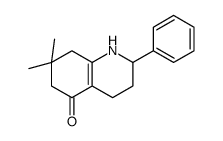 7,7-dimethyl-2-phenyl-1,2,3,4,6,8-hexahydroquinolin-5-one Structure