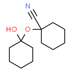 1-[(1-Hydroxycyclohexyl)oxy]cyclohexanecarbonitrile结构式