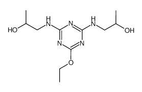 6-Ethoxy-N,N'-bis(2-hydroxy-1-methylethyl)-1,3,5-triazine-2,4-diamine structure