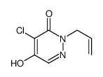 4-chloro-5-hydroxy-2-prop-2-enylpyridazin-3-one Structure