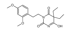 5,5-Diethyl-1-(2,4-dimethoxyphenethyl)barbituric acid picture