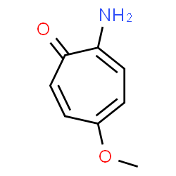 2,4,6-Cycloheptatrien-1-one, 2-amino-5-methoxy- (9CI) Structure