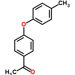 1-[4-(4-Methylphenoxy)phenyl]ethanone Structure