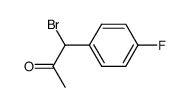 α-bromo-(4-fluorophenyl)acetone Structure