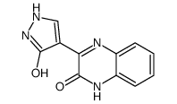 3-(3-oxo-1,2-dihydropyrazol-4-yl)-1H-quinoxalin-2-one Structure