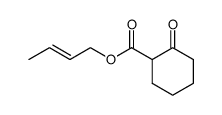 2-buten-1-yl cyclohexanone-2-carboxylate结构式