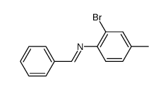 N-(2-bromo-4-methylphenyl)-1-phenylmethanimine Structure