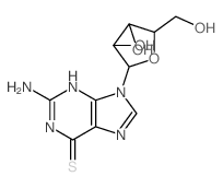 2-amino-9-[3,4-dihydroxy-5-(hydroxymethyl)oxolan-2-yl]-3H-purine-6-thione picture