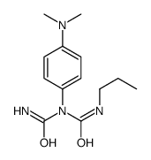 1-carbamoyl-1-[4-(dimethylamino)phenyl]-3-propylurea Structure