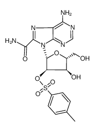 8-carboxamido-2'-O-tosyladenosine Structure