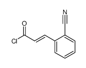 (E)-3-(2-cyanophenyl)acryloyl chloride Structure