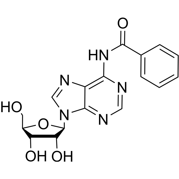 N6-Benzoyl-9-β-D-arabinofuranosyladenine Structure