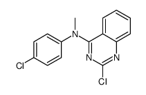 2-chloro-N-(4-chlorophenyl)-N-methylquinazolin-4-amine Structure