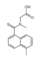 2-[methyl-(5-methylnaphthalene-1-carbothioyl)amino]acetic acid Structure