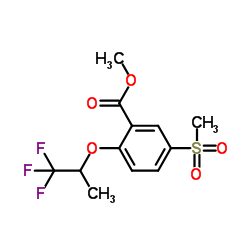 5-Methylsulfonyl-2-(2,2,2-trifluoro-1-Methylethoxy)benzoic acid Methyl ester picture