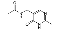 Acetamide,N-(4-hydroxy-2-methyl-5-pyrimidylmethyl)- (4CI) Structure