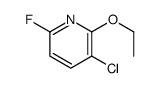 3-chloro-2-ethoxy-6-fluoropyridine Structure