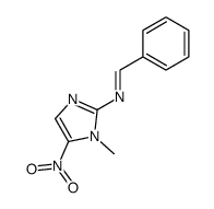 N-(1-methyl-5-nitro-1H-imidazol-2-yl)-1-phenylmethanimine结构式