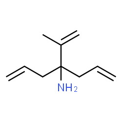 1,6-Heptadien-4-amine,4-(1-methylethenyl)-结构式