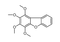 1,2,3,4-tetramethoxydibenzofuran结构式