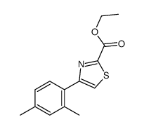 ethyl 4-(2,4-dimethylphenyl)-1,3-thiazole-2-carboxylate Structure