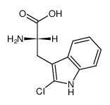 (S)-2-Chlorotryptophan Structure