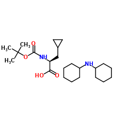 Boc-L-Cyclopropylalanine-DCHA Structure