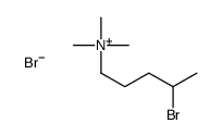 4-bromopentyl(trimethyl)azanium,bromide Structure