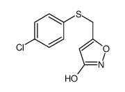 5-[(4-chlorophenyl)sulfanylmethyl]-1,2-oxazol-3-one结构式