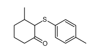 3-methyl-2-(4-methylphenyl)sulfanylcyclohexan-1-one Structure