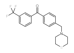 4'-THIOMORPHOLINOMETHYL-3-TRIFLUOROMETHYLBENZOPHENONE图片