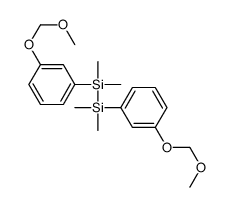 [3-(methoxymethoxy)phenyl]-[[3-(methoxymethoxy)phenyl]-dimethylsilyl]-dimethylsilane结构式