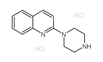 2-(1-哌嗪)-喹啉盐酸盐结构式