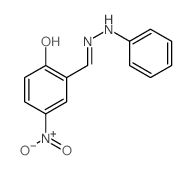 4-nitro-6-[(2-phenylhydrazinyl)methylidene]cyclohexa-2,4-dien-1-one structure