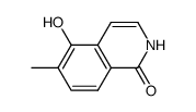 5-hydroxy-6-methylisoquinolin-1(2H)-one Structure