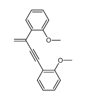 2,4-bis(2-methoxyphenyl)but-1-en-3-yne Structure