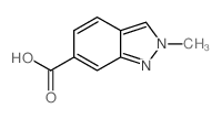 2-Methylindazole-6-carboxylic acid structure