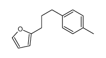 2-[3-(4-methylphenyl)propyl]furan Structure