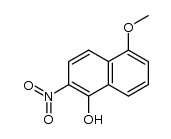 1-hydroxy-5-methoxy-2-nitronaphthalene Structure