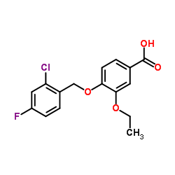 4-[(2-Chloro-4-fluorobenzyl)oxy]-3-ethoxybenzoic acid图片