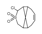 9-chloro-10-thiatricyclo[5.4.0.02,8]undec-4-ene 10,10-dioxide Structure