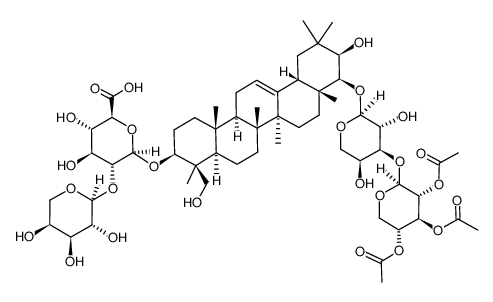 acetyl-soyasaponin A6结构式