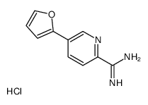 5-(呋喃-2-基)吡啶甲酰胺盐酸盐结构式