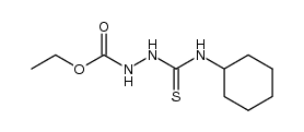 3-cyclohexylthiocarbamoyl-carbazic acid ethyl ester结构式