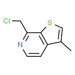 Thieno[2,3-c]pyridine, 7-(chloromethyl)-3-methyl- (9CI) structure