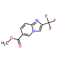 Methyl 2-(trifluoromethyl)imidazo[1,2-a]pyridine-6-carboxylate Structure