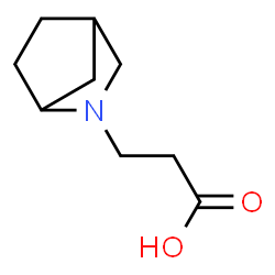 2-Azabicyclo[2.2.1]heptane-2-propanoic acid, (1R,4S)-rel- Structure