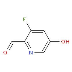 3-Fluoro-5-hydroxy-2-pyridinecarbaldehyde structure